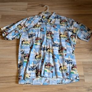 The Saturday Evening Post Graphic Button Down Shirt